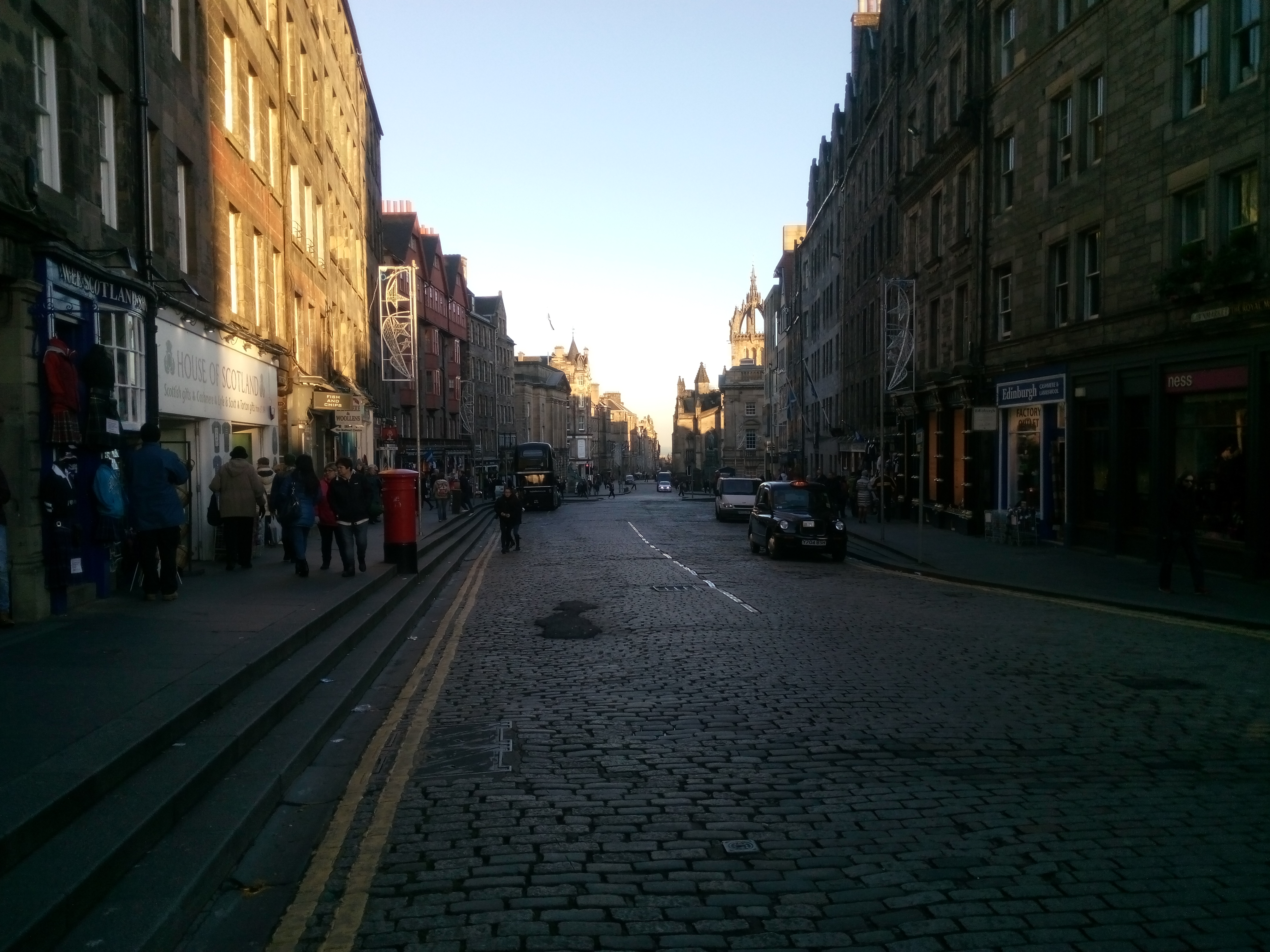 The Royal Mile at Lawnmarket